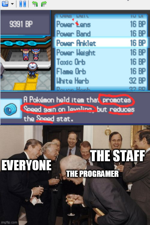 YES I BATTLE A LOT | EVERYONE; THE STAFF; THE PROGRAMER | image tagged in memes,laughing men in suits | made w/ Imgflip meme maker