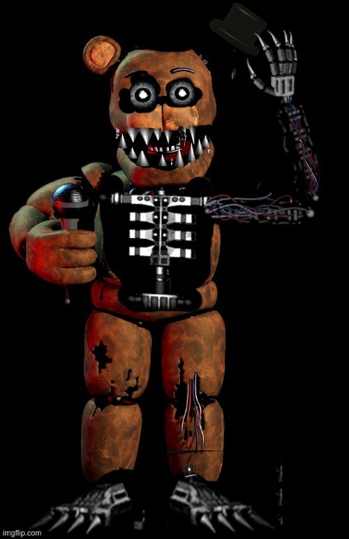 nightmare withered freddy | image tagged in fnaf2,fnaf4 | made w/ Imgflip meme maker