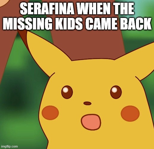 SERAFINA WHEN THE MISSING KIDS CAME BACK | image tagged in serafina,balckcloak | made w/ Imgflip meme maker