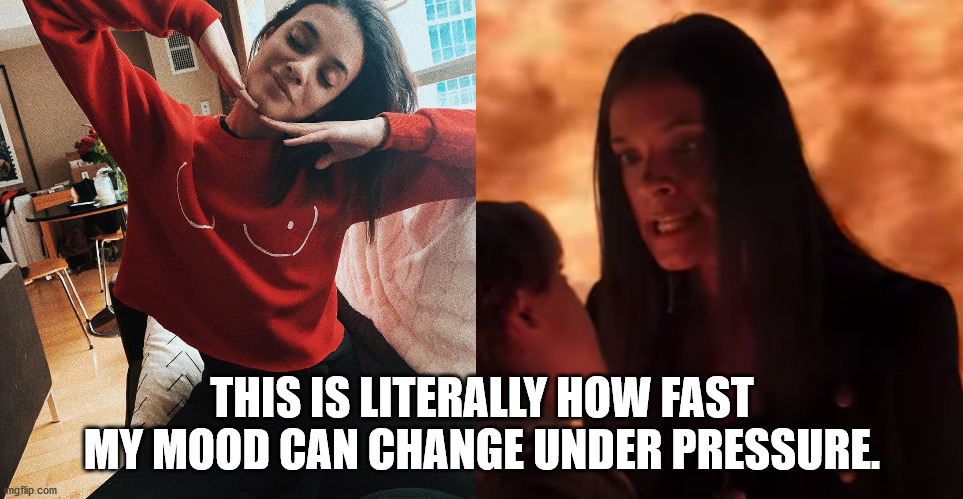 THIS IS LITERALLY HOW FAST MY MOOD CAN CHANGE UNDER PRESSURE. | image tagged in locke and key,echo,what are memes,mood,laysla de oliviera | made w/ Imgflip meme maker