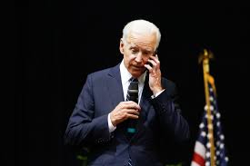 Joe Biden on the phone Blank Meme Template
