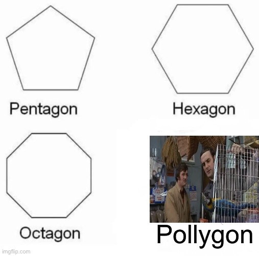 Pentagon Hexagon Octagon Meme | Pollygon | image tagged in memes,pentagon hexagon octagon | made w/ Imgflip meme maker