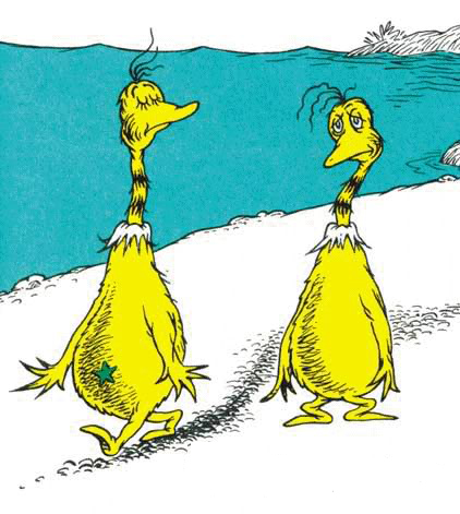 High Quality Star-Bellied Sneetches Blank Meme Template
