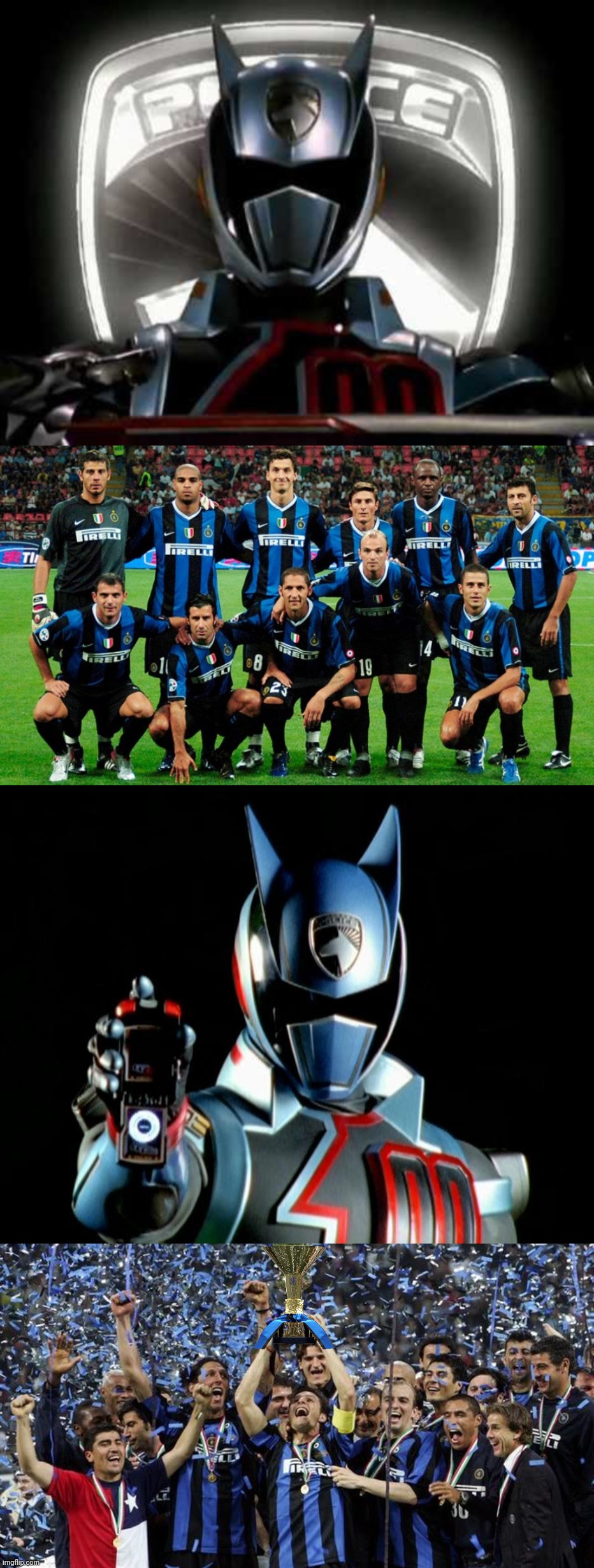 SPD Shadow Ranger sends a Scudetto to Inter Milan, 25 July 2006 footage | image tagged in memes,futbol,power rangers,inter milan,italy | made w/ Imgflip meme maker