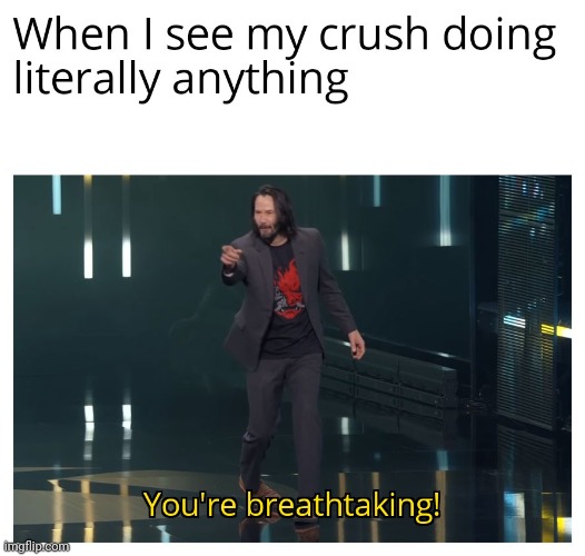 idk why. i dont even have a crush | image tagged in gotanypain | made w/ Imgflip meme maker