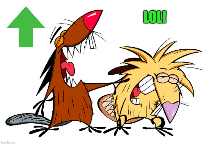 angry beavers | LOL! | image tagged in angry beavers | made w/ Imgflip meme maker