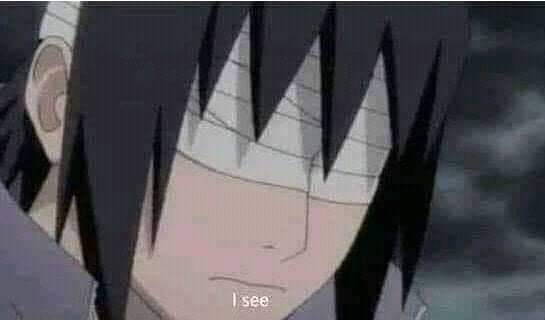 High Quality Blind Sasuke Blank Meme Template