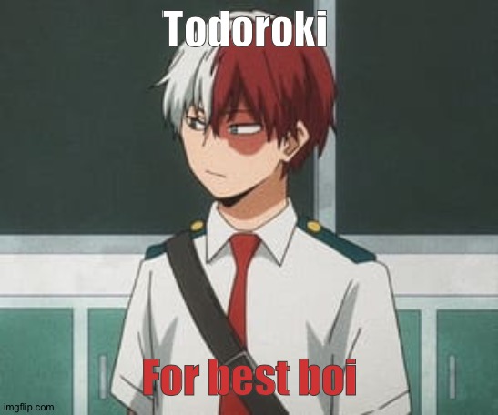 Shoto Todoroki | Todoroki; For best boi | image tagged in shoto todoroki | made w/ Imgflip meme maker