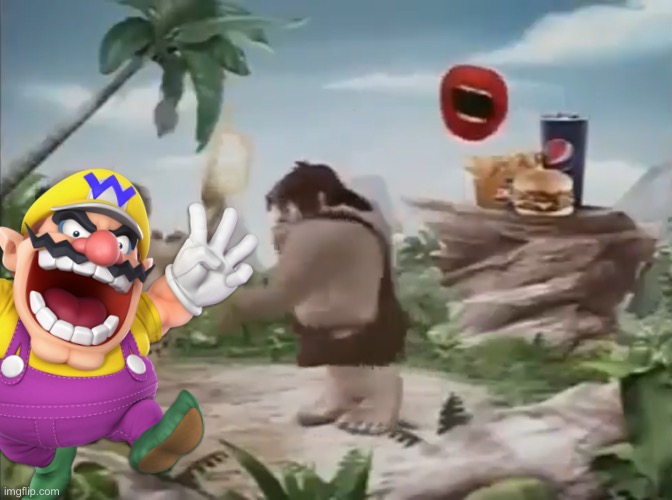 Wario dies from a rock during a trade with fire.mp3 | image tagged in wario dies,i give you fire you give me rock,dairy queen,dq,wario,memes | made w/ Imgflip meme maker
