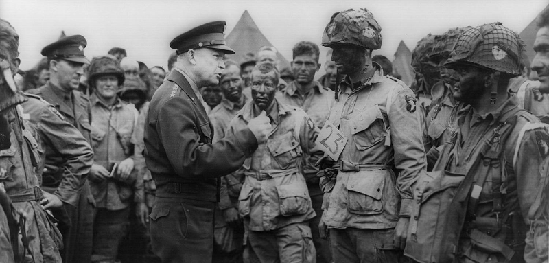 Dwight D. IKE Eisenhower - D-Day June 1944 Blank Meme Template