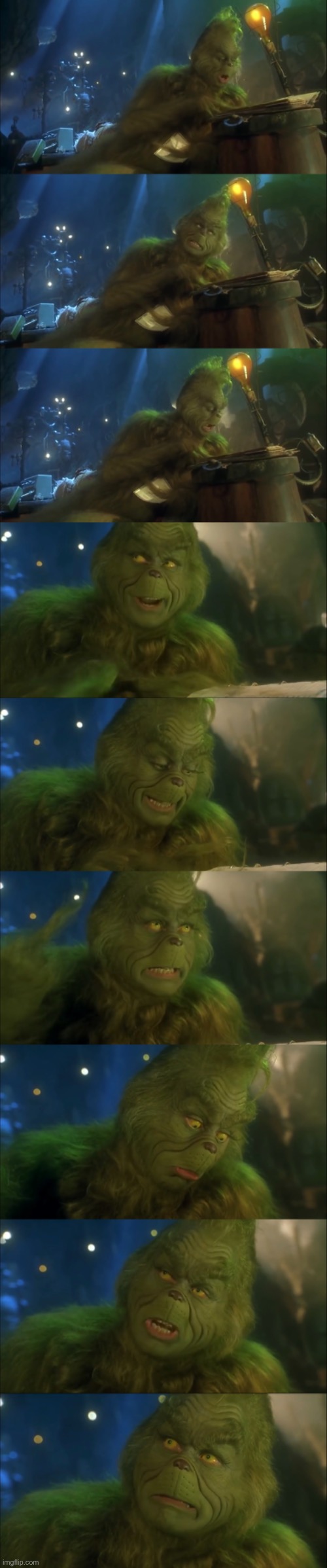 High Quality Grinch Schedule Blank Meme Template