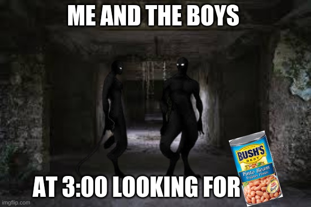 ME AND THE BOYS AT 3:00 looking for beans |  ME AND THE BOYS; AT 3:00 LOOKING FOR | image tagged in beans | made w/ Imgflip meme maker
