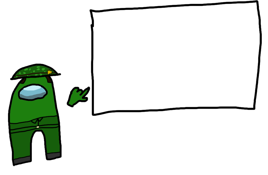 Among us whiteboard Blank Meme Template