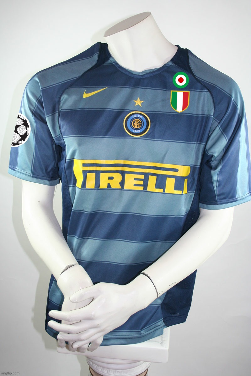 Inter Milan Third Kit 2006-2007 (if this kit still on until 2007) | image tagged in memes,inter milan | made w/ Imgflip meme maker