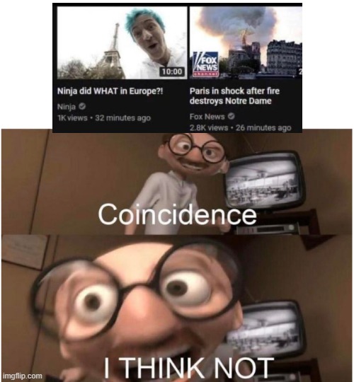 Coincidence, I THINK NOT | image tagged in coincidence i think not | made w/ Imgflip meme maker