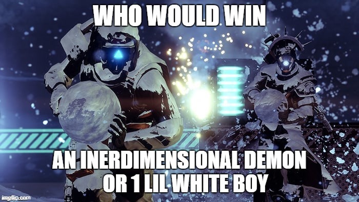 good question | image tagged in cool,destiny 2 | made w/ Imgflip meme maker