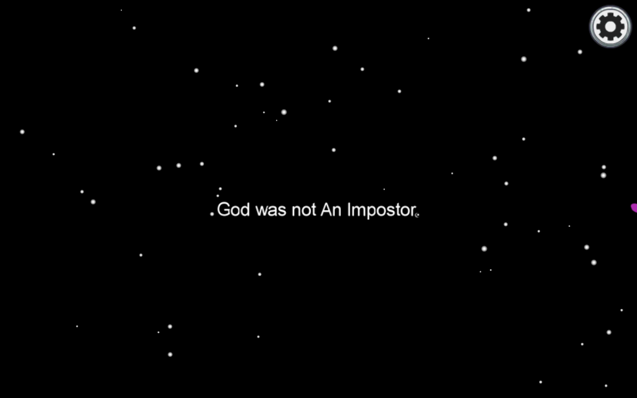 High Quality god was not an impostor Blank Meme Template