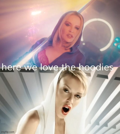 she's got the hoodies & she's got the goodies | image tagged in kylie hoodies,hoodie,repost,reposts,reposts are awesome,music videos | made w/ Imgflip meme maker