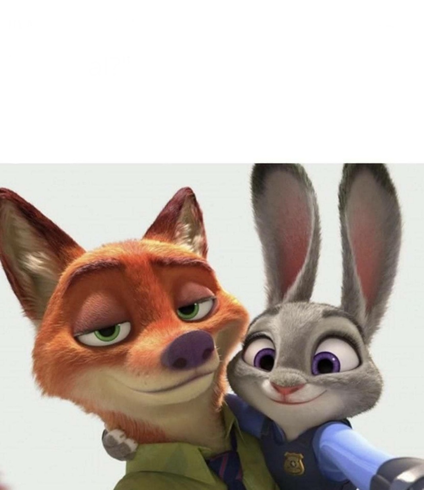 Nick Wilde and Judy Hopps selfie Meme Generator - Imgflip