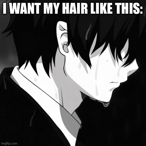 I WANT MY HAIR LIKE THIS: | made w/ Imgflip meme maker