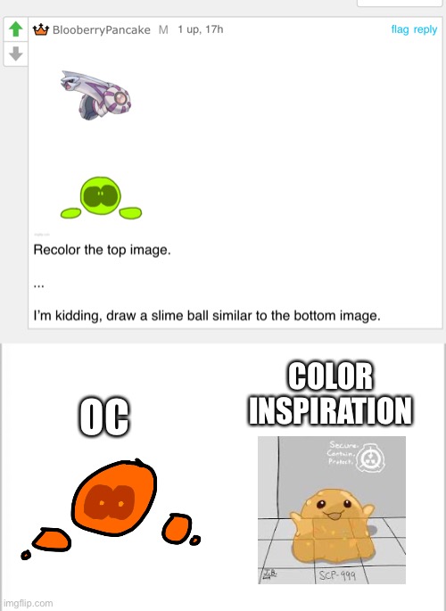 COLOR INSPIRATION; OC | image tagged in white background | made w/ Imgflip meme maker