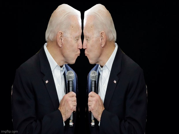 Biden On Biden | image tagged in joe biden,conservatives,democrats,drstrangmeme | made w/ Imgflip meme maker