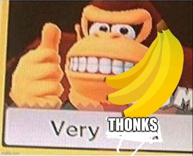 Very Hard Donkey Kong | THONKS | image tagged in very hard donkey kong | made w/ Imgflip meme maker