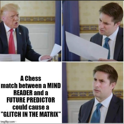 I'm awake...But at what cost? [ Big Brain Time] | image tagged in trump interview,memes,dank memes,sometimes my genius is it's almost frightening | made w/ Imgflip meme maker