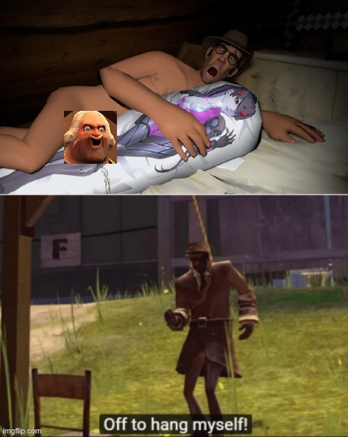 this picute was made by merasmus hymself | image tagged in memes,funny,hentai_haters,hentai,rule 34,overwatch | made w/ Imgflip meme maker
