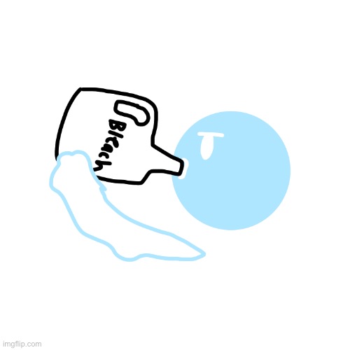 Pistol drinking bleach | image tagged in pistol drinking bleach | made w/ Imgflip meme maker