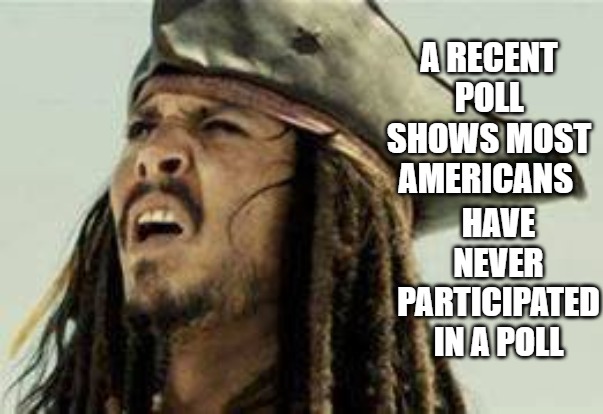 Polls |  A RECENT POLL SHOWS MOST AMERICANS; HAVE NEVER PARTICIPATED IN A POLL | image tagged in polls,americans | made w/ Imgflip meme maker