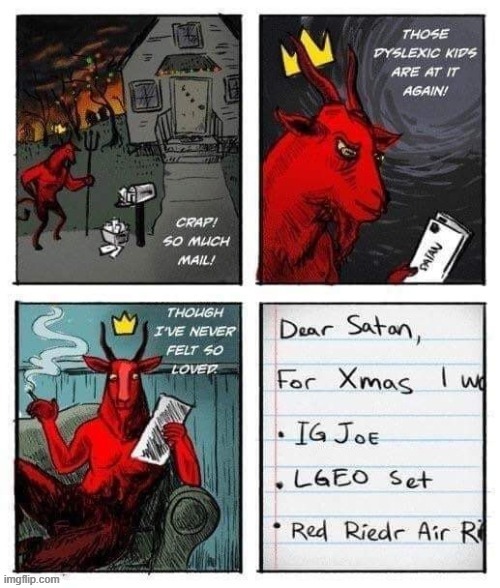 wait a second this is wholesome content. thank u satan | image tagged in repost,satan,santa claus,santa clause,reposts,wholesome | made w/ Imgflip meme maker
