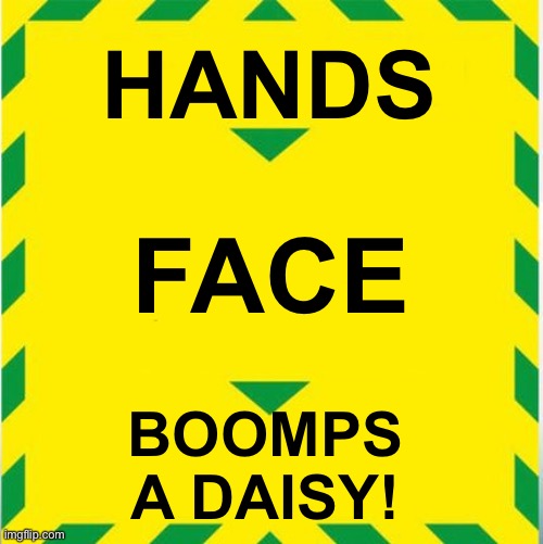 New Covid Advice | HANDS; FACE; BOOMPS
A DAISY! | image tagged in uk covid slogan,hands,knees,boomps a daisy | made w/ Imgflip meme maker