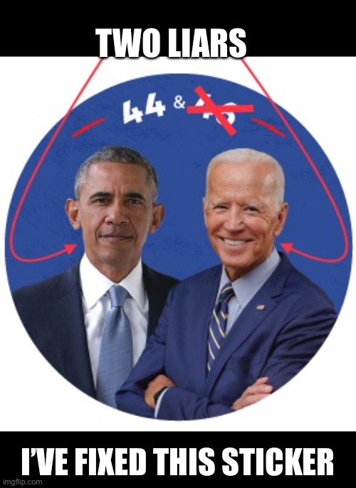 TWO LIARS I’VE FIXED THIS STICKER | made w/ Imgflip meme maker