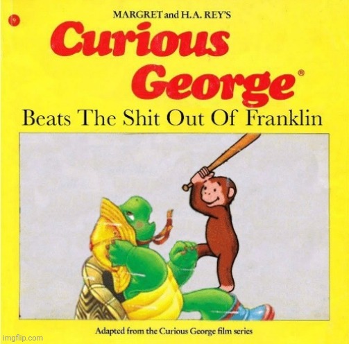 Communist George | image tagged in curious george | made w/ Imgflip meme maker