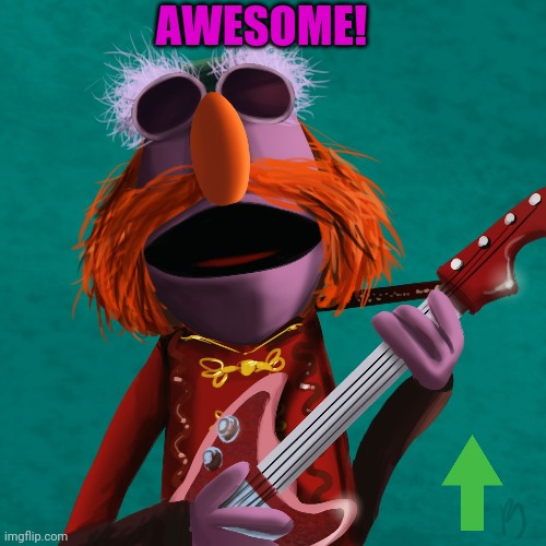 Floyd Pepper | AWESOME! | image tagged in floyd pepper | made w/ Imgflip meme maker