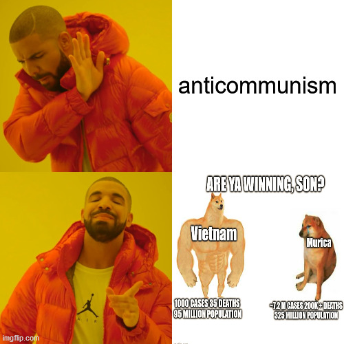 Drake Hotline Bling Meme | anticommunism | image tagged in memes,drake hotline bling | made w/ Imgflip meme maker