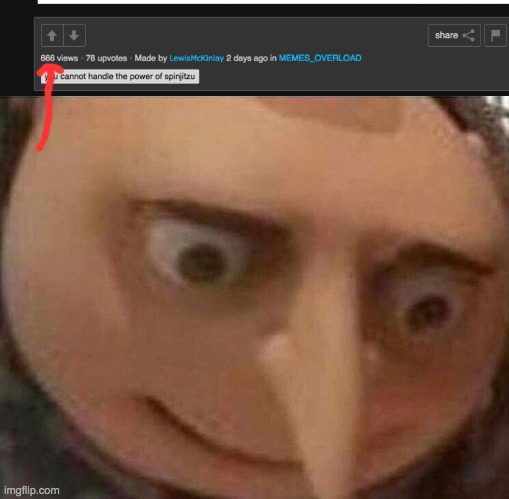 The link will be in the description | image tagged in gru meme,memes,panik kalm panik,funny | made w/ Imgflip meme maker