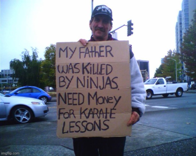 Points = money | image tagged in hobo funny sign,gotanypain | made w/ Imgflip meme maker