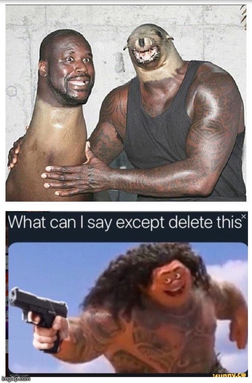 Oh God no | image tagged in memes,face swap,cursed image,funny,maui | made w/ Imgflip meme maker