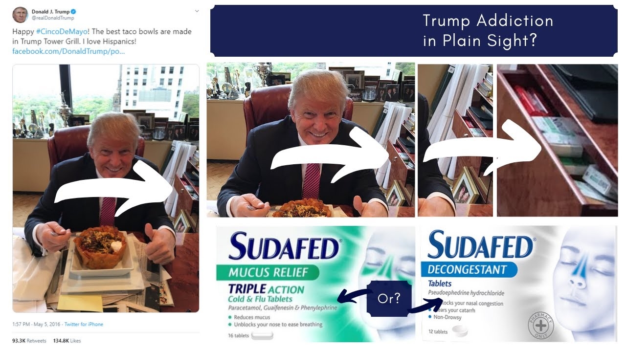 Donald Trump drug user Blank Meme Template