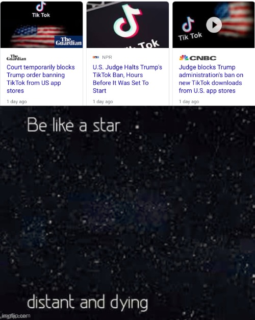 F | image tagged in be like a star | made w/ Imgflip meme maker