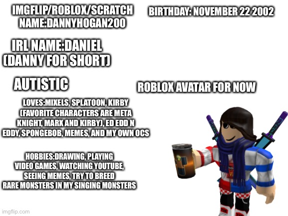 Meet The Memer Couldn T Put In My Ocss So Have This Robloxian For Now Imgflip - roblox knight avatar