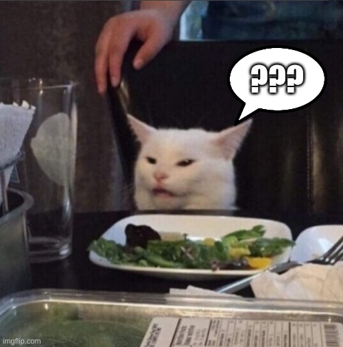 cat confused | ??? | image tagged in cat confused | made w/ Imgflip meme maker