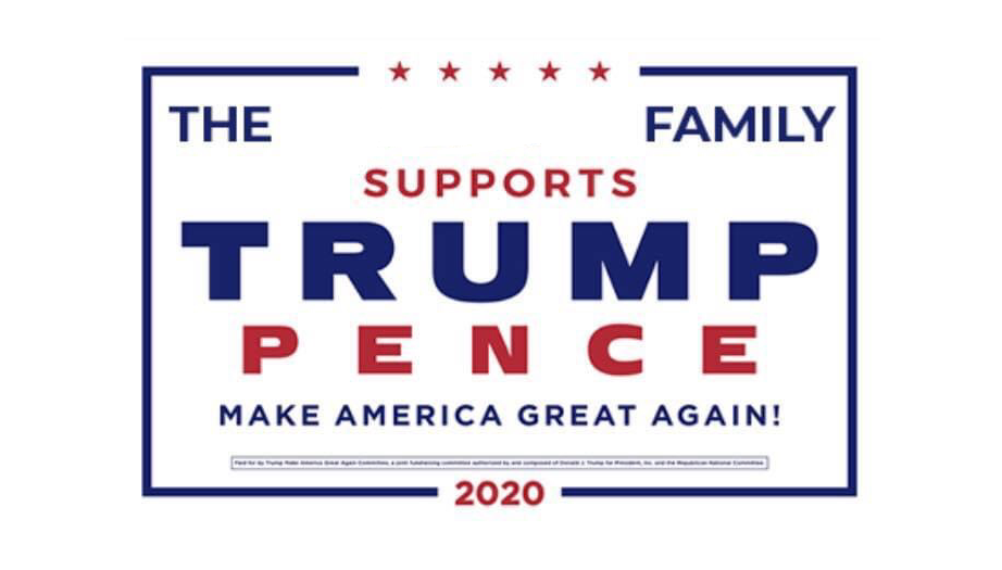 Your family (name) supports Trump 2020 Blank Meme Template