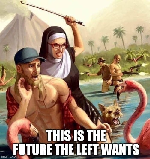 This is the future the left wants Blank Meme Template