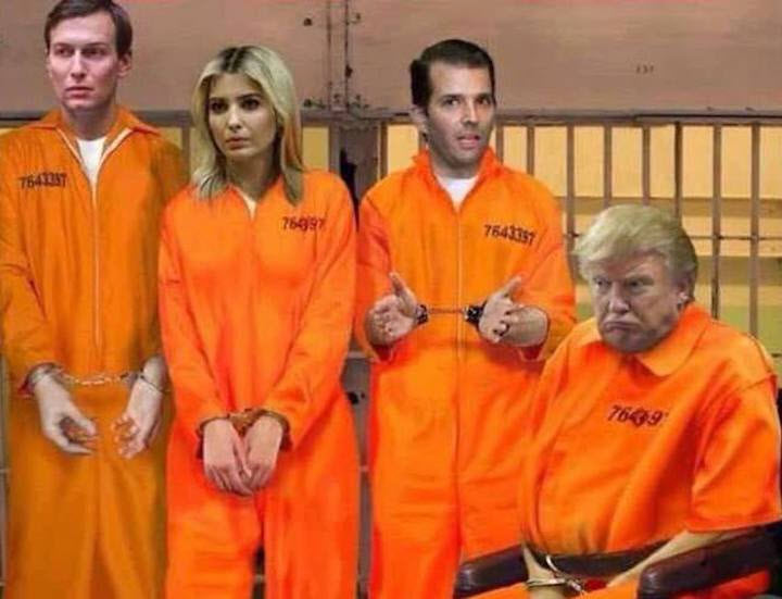High Quality Trump Family Jail Blank Meme Template