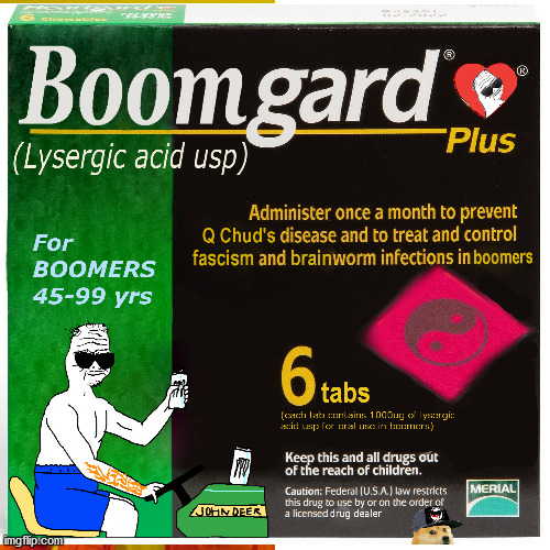 Protect your boomers | image tagged in boomgard,boomer,brainworms,monster | made w/ Imgflip meme maker