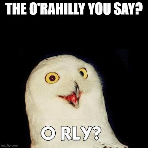 THE O'RAHILLY YOU SAY? | made w/ Imgflip meme maker