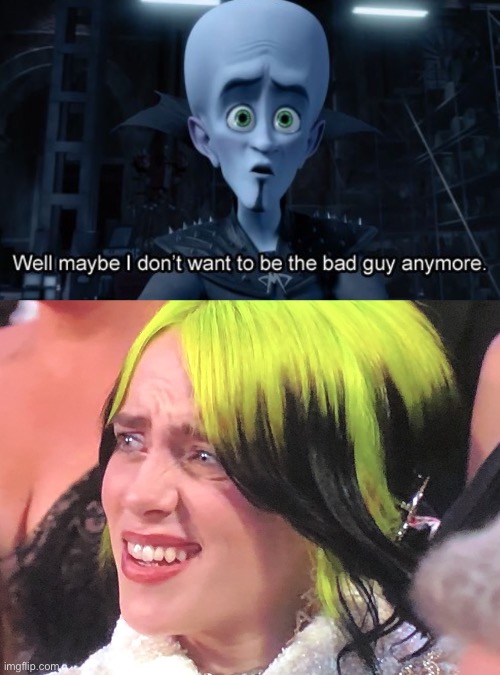 ..does anyone get this | image tagged in billie eilish oscars,megamind,tighten megamind there is no easter bunny,billie eilish,funny,oscars | made w/ Imgflip meme maker